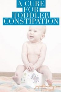 A Cure for Toddler Constipation